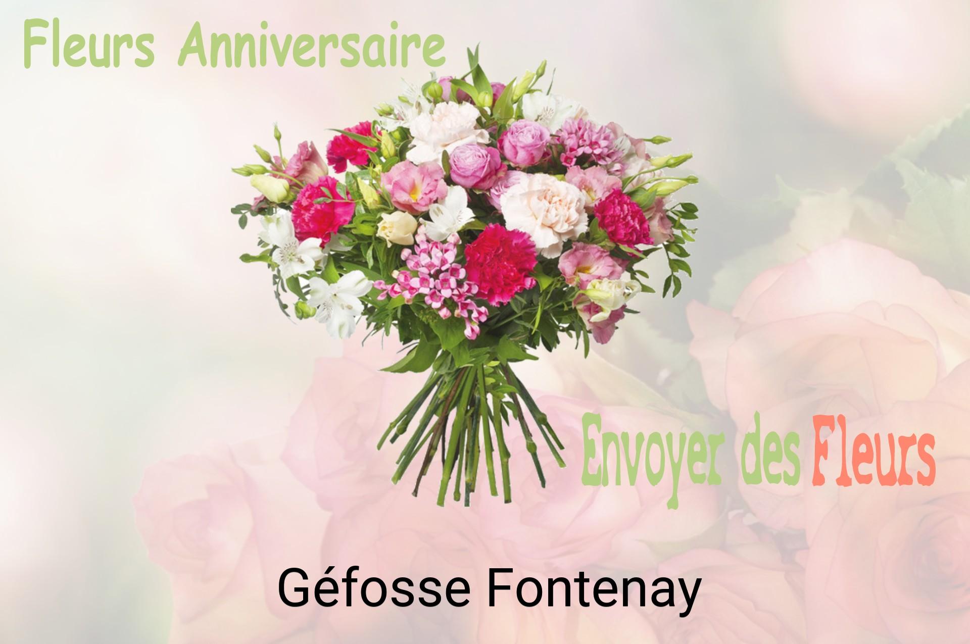 Bouquet de fleurs d’anniversaire livré à Géfosse-Fontenay