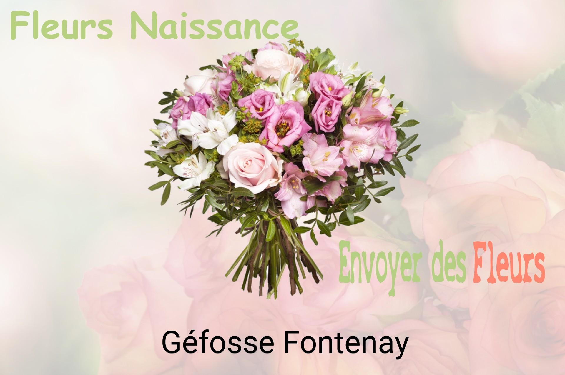 Bouquet de fleurs de naissance livré à Géfosse-Fontenay