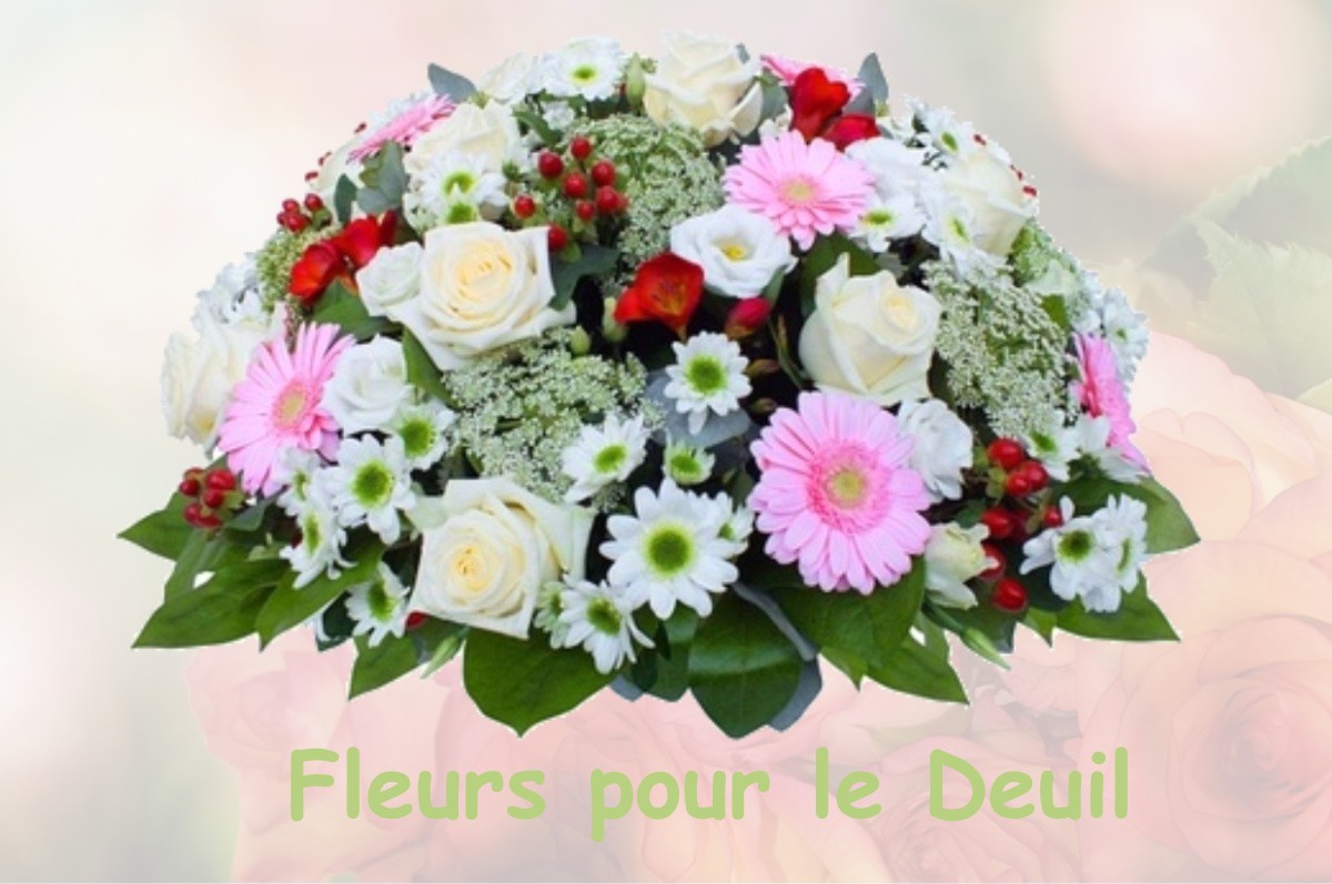 fleurs deuil GEFOSSE-FONTENAY